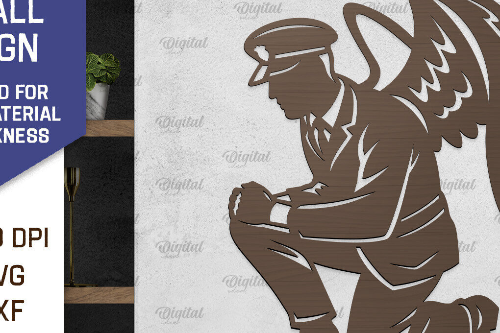 Intra απο ξύλο plywood 3mm-4mm πάχος – Αστυνομική επιγραφή τοίχου Αστυνομικός Δίασταση  40x30 cm INTRAFABR-98461719