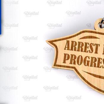 Intra απο ξύλο plywood 3mm-4mm πάχος – Πακέτο κοπής λέιζερ με ξύλινο μπρελόκ Police Δίασταση 5x5 cm INTRAFABR-99555893 - Image 5