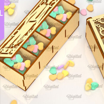 Intra απο ξύλο plywood 3mm-4mm πάχος – Αστυνομικό κουτί δώρου με λέιζερ Δίασταση  20x20 cm INTRAFABR-98268585 - Image 1