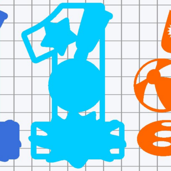 Intra απο ξύλο plywood 3mm-4mm πάχος – Pool Party Numbers 3D Δίασταση  20x20 cm INTRAFABR-77257380 - Image 3