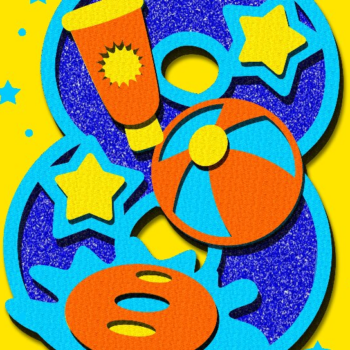 Intra απο ξύλο plywood 3mm-4mm πάχος – Pool Party Numbers 3D Δίασταση  20x20 cm INTRAFABR-77257380 - Image 4