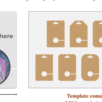 Intra απο ξύλο plywood 3mm-4mm πάχος – Pop Socket, Pop Socket Display Card Δίασταση  20x20 cm INTRAFABR-104313462 - Image 1