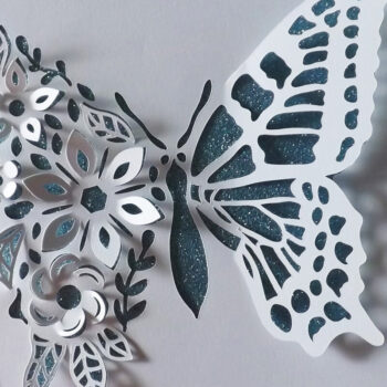 Intra απο ξύλο plywood 3mm-4mm πάχος – Pop Up Floral Butterfly Mothers Day Δίασταση 20x20 cm INTRAFABR-11252527 - Image 3