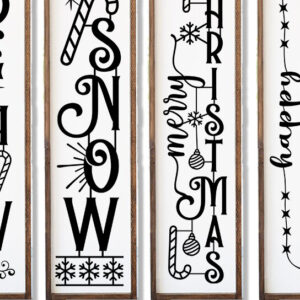 Intra απο ξύλο plywood 3mm-4mm πάχος – Αρχείο κοπής λέιζερ Porch Sign, Πρωτοχρονιά Δίασταση  40x30 cm INTRAFABR-48456502