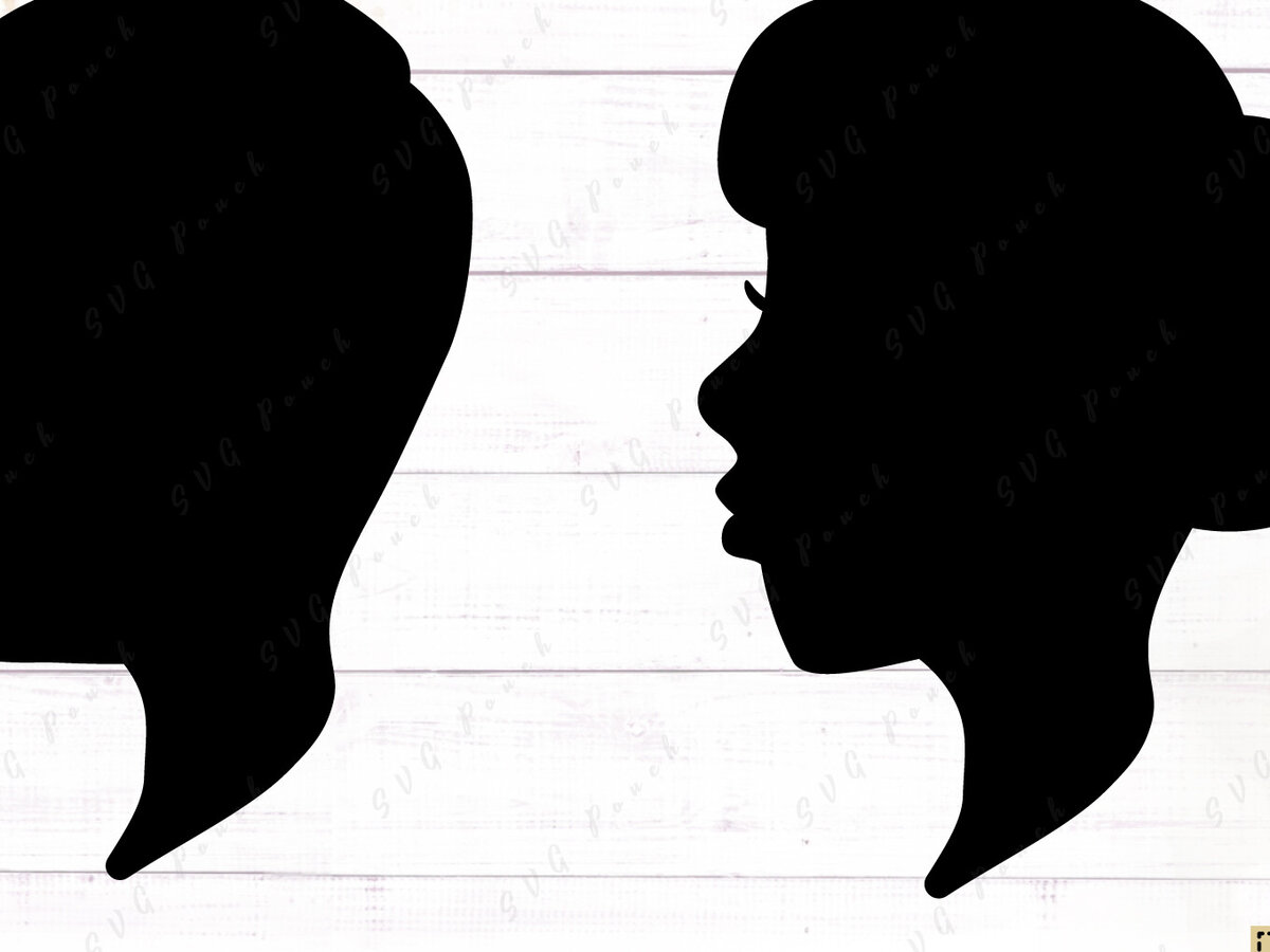 Intra απο ξύλο plywood 3mm-4mm πάχος – Πορτρέτο, Ανδρική και Γυναικεία Σιλουέτα Δίασταση  20x20 cm INTRAFABR-117735462