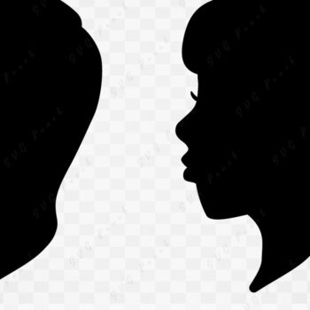 Intra απο ξύλο plywood 3mm-4mm πάχος – Πορτρέτο, Ανδρική και Γυναικεία Σιλουέτα Δίασταση  20x20 cm INTRAFABR-117735462 - Image 2