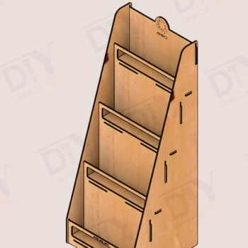 Intra απο ξύλο plywood 3mm-4mm πάχος – Ράφια λιανικής καρτ ποστάλ Αρχείο κοπής με λέιζερ Δίασταση  20x20 cm INTRAFABR-119530506 - Image 1