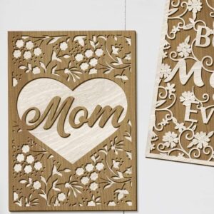 Intra απο ξύλο plywood 3mm-4mm πάχος – Σετ καρτ ποστάλ πρότυπα με στρώσεις Δίασταση  20x20 cm INTRAFABR-94295512