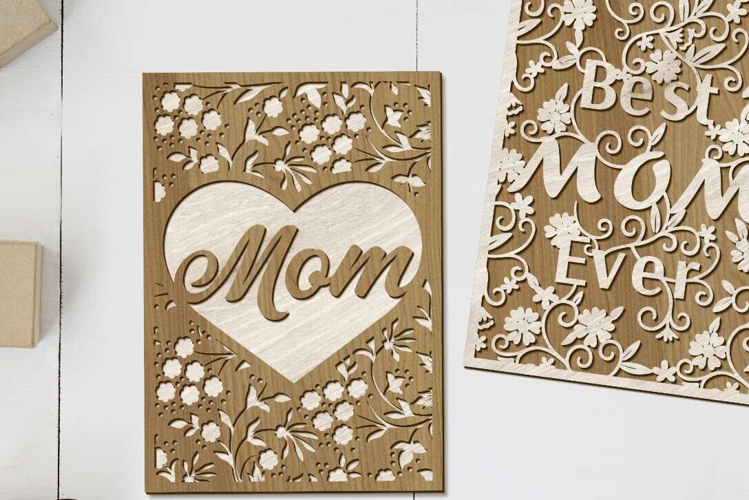 Intra απο ξύλο plywood 3mm-4mm πάχος – Σετ καρτ ποστάλ πρότυπα με στρώσεις Δίασταση  20x20 cm INTRAFABR-94295512