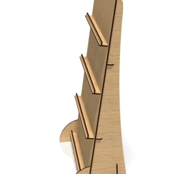 Intra απο ξύλο plywood 3mm-4mm πάχος – Βάση καρτ ποστάλ, θήκη, Αρχείο κοπής με λέιζερ Δίασταση  20x20 cm INTRAFABR-39618820 - Image 3