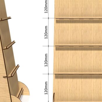 Intra απο ξύλο plywood 3mm-4mm πάχος – Βάση καρτ ποστάλ, θήκη, Αρχείο κοπής με λέιζερ Δίασταση  20x20 cm INTRAFABR-39618820 - Image 6