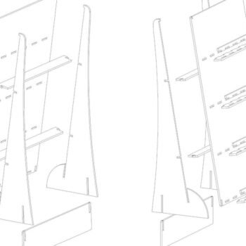 Intra απο ξύλο plywood 3mm-4mm πάχος – Βάση καρτ ποστάλ, θήκη, Αρχείο κοπής με λέιζερ Δίασταση  20x20 cm INTRAFABR-39618820 - Image 7