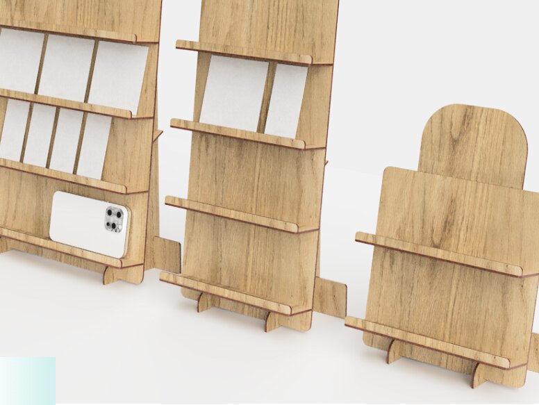 Intra απο ξύλο plywood 3mm-4mm πάχος – Σταντ καρτ ποστάλ | Αρχεία κοπής με λέιζερ Δίασταση  20x20 cm INTRAFABR-117189765