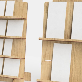 Intra απο ξύλο plywood 3mm-4mm πάχος – Σταντ καρτ ποστάλ | Αρχεία κοπής με λέιζερ Δίασταση  20x20 cm INTRAFABR-117189765 - Image 4