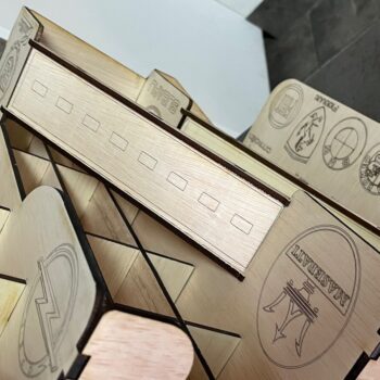 Intra απο ξύλο plywood 3mm-4mm πάχος – Πρακτικό Γκαράζ για Μικρά Αυτοκίνητα 4mm Δίασταση  20x20 cm INTRAFABR-71695283 - Image 3