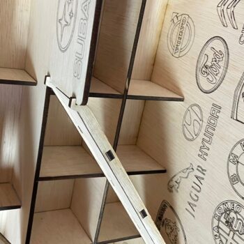 Intra απο ξύλο plywood 3mm-4mm πάχος – Πρακτικό Γκαράζ για Μικρά Αυτοκίνητα 4mm Δίασταση  20x20 cm INTRAFABR-71695283 - Image 9