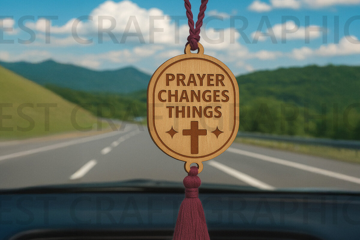 Intra απο ξύλο plywood 3mm-4mm πάχος – Η προσευχή αλλάζει τα πράγματα Κρεμάστρα Δίασταση  20x20 cm INTRAFABR-124432914