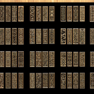 Intra απο ξύλο plywood 3mm-4mm πάχος – Σετ κοπής με λέιζερ ακριβείας Δίασταση  20x20 cm INTRAFABR-118187794