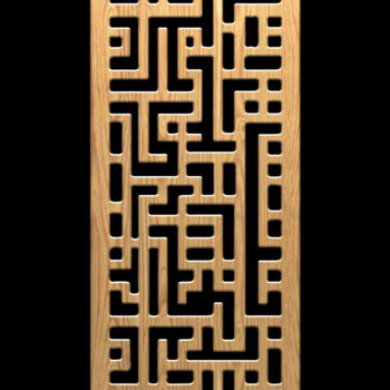 Intra απο ξύλο plywood 3mm-4mm πάχος – Σετ κοπής με λέιζερ ακριβείας Δίασταση 20x20 cm INTRAFABR-118187794 - Image 3