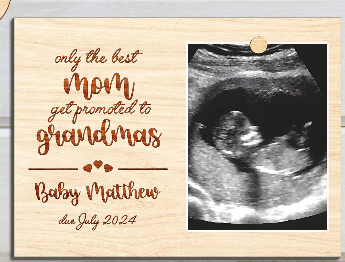 Intra απο ξύλο plywood 3mm-4mm πάχος – Ανακοίνωση εγκυμοσύνης Παππούδες και γιαγιάδες Δίασταση  20x20 cm INTRAFABR-97024290