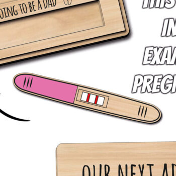 Intra απο ξύλο plywood 3mm-4mm πάχος – Εγκυμοσύνη Αποκάλυψη στον Σύζυγο Box Test Δίασταση  20x20 cm INTRAFABR-103439692 - Image 2