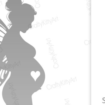 Intra απο ξύλο plywood 3mm-4mm πάχος – Εγκυμοσύνη, Σιλουέτα έγκυων γυναικών Δίασταση 20x20 cm INTRAFABR-104082383 - Image 2