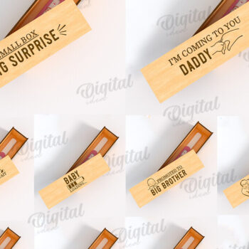 Intra απο ξύλο plywood 3mm-4mm πάχος – Κουτιά δοκιμών εγκυμοσύνης Πακέτο Lasercut Δίασταση 20x20 cm INTRAFABR-121517497 - Image 1