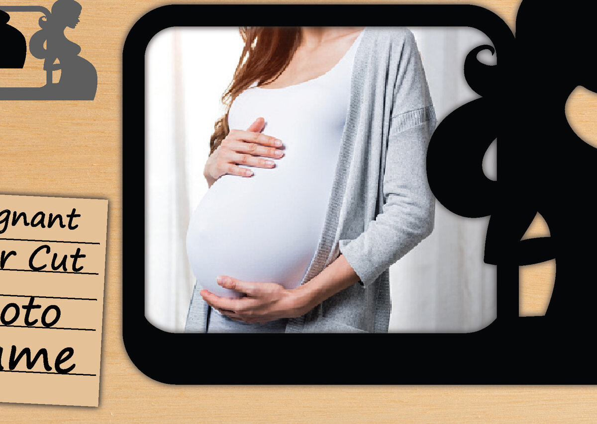 Intra απο ξύλο plywood 3mm-4mm πάχος – Έγκυος κορνίζα φωτογραφιών, τέχνη τοίχου Δίασταση  40x30 cm INTRAFABR-68072612