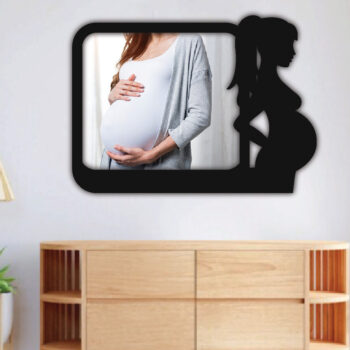 Intra απο ξύλο plywood 3mm-4mm πάχος – Έγκυος κορνίζα φωτογραφιών, τέχνη τοίχου Δίασταση 40x30 cm INTRAFABR-68071788 - Image 2