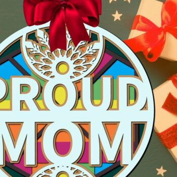 Intra απο ξύλο plywood 3mm-4mm πάχος – Πακέτο χριστουγεννιάτικων στολιδιών Pride Δίασταση 20x20 cm INTRAFABR-44930106 - Image 2