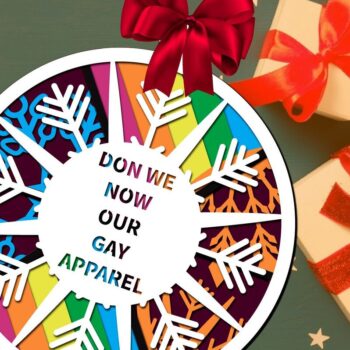 Intra απο ξύλο plywood 3mm-4mm πάχος – Πακέτο χριστουγεννιάτικων στολιδιών Pride Δίασταση 20x20 cm INTRAFABR-44930106 - Image 5