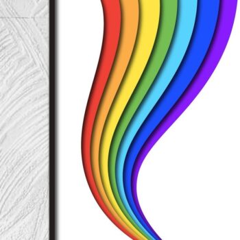 Intra απο ξύλο plywood 3mm-4mm πάχος – Pride Print Big Wall Art 3d Δίασταση  40x30 cm INTRAFABR-31974432 - Image 1