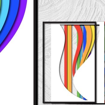 Intra απο ξύλο plywood 3mm-4mm πάχος – Pride Print Big Wall Art 3d Δίασταση  40x30 cm INTRAFABR-31974432 - Image 2