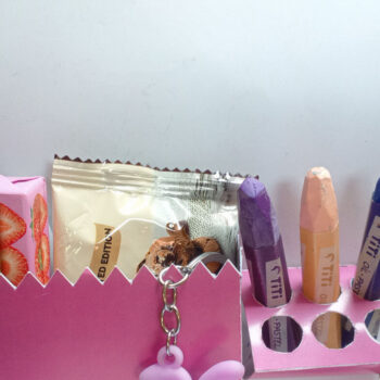 Intra απο ξύλο plywood 3mm-4mm πάχος – Κουτί δώρου Princess Activity Stationary Δίασταση  20x20 cm INTRAFABR-110059142 - Image 4