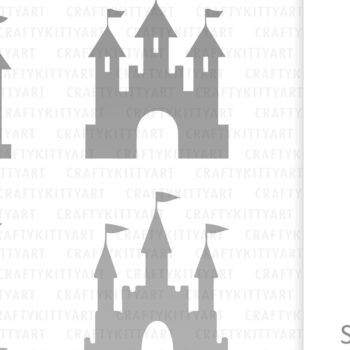 Intra απο ξύλο plywood 3mm-4mm πάχος – Πριγκίπισσα Κάστρο. Πακέτο παραμυθιού Δίασταση 20x20 cm INTRAFABR-115011353 - Image 2