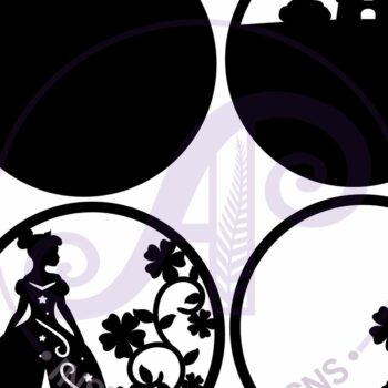 Intra απο ξύλο plywood 3mm-4mm πάχος – Princess Layered Wall Sign Δίασταση  40x30 cm INTRAFABR-101056970 - Image 3