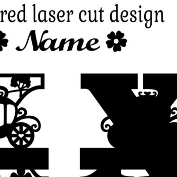 Intra απο ξύλο plywood 3mm-4mm πάχος – Πριγκίπισσα Μονόγραμμα Letter X Δίασταση 20x20 cm INTRAFABR-76568408 - Image 2