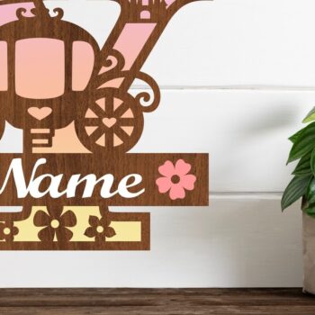 Intra απο ξύλο plywood 3mm-4mm πάχος – Αρχείο αποκοπής μονόγραμμα Princess Letter Y Δίασταση 20x20 cm INTRAFABR-76568441 - Image 1