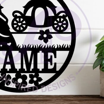 Intra απο ξύλο plywood 3mm-4mm πάχος – Επιγραφή Τοίχου Όνομα Πριγκίπισσας, Αρχείο Δίασταση  40x30 cm INTRAFABR-114209879 - Image 2