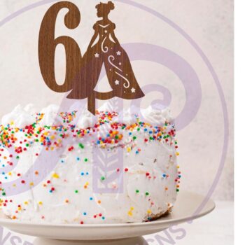 Intra απο ξύλο plywood 3mm-4mm πάχος – Princess Number Cake Toppers, 9 σχέδια Δίασταση 20x20 cm INTRAFABR-101383701 - Image 2