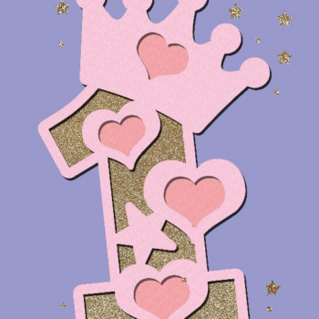 Intra απο ξύλο plywood 3mm-4mm πάχος – Princess Numbers 3D Δίασταση  20x20 cm INTRAFABR-99643859 - Image 4