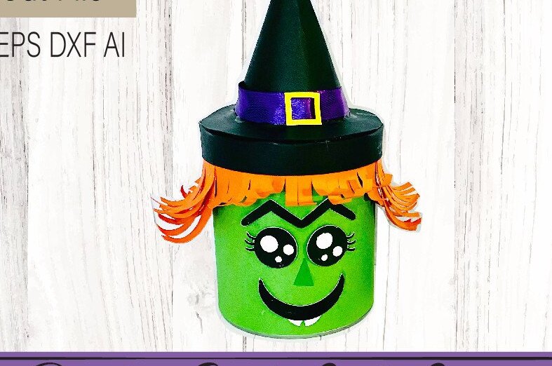 Intra απο ξύλο plywood 3mm-4mm πάχος – Pringle Can Witch Wrapper Δίασταση  20x20 cm INTRAFABR-42348646