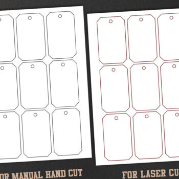 Intra απο ξύλο plywood 3mm-4mm πάχος – Εκτυπώσιμες κενές ετικέτες τιμής ετικέτας προϊόντος Δίασταση 20x20 cm INTRAFABR-122056091 - Image 2