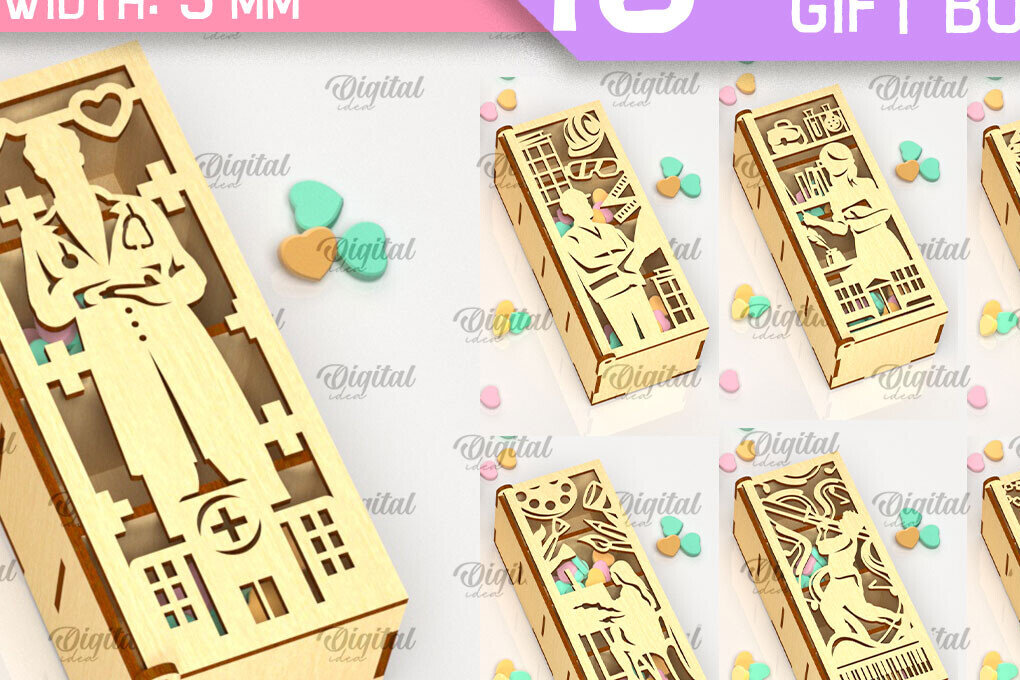 Intra απο ξύλο plywood 3mm-4mm πάχος – Επαγγελματικά κουτιά δώρου Πακέτο κοπής με λέιζερ Δίασταση  20x20 cm INTRAFABR-98270063