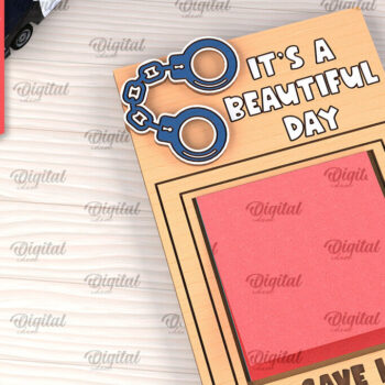 Intra απο ξύλο plywood 3mm-4mm πάχος – Επαγγελματική Sticky Note Holder Lasercut Δίασταση  20x20 cm INTRAFABR-99053999 - Image 1