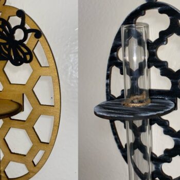 Intra απο ξύλο plywood 3mm-4mm πάχος – Σετ διάδοσης Laser, Vintage Style Δίασταση  20x20 cm INTRAFABR-26636855 - Image 2