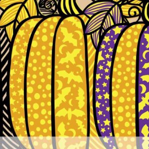 Intra απο ξύλο plywood 3mm-4mm πάχος – Κολοκύθα 3D με στρώσεις χαρτί κοπής Δίασταση  20x20 cm INTRAFABR-17333083