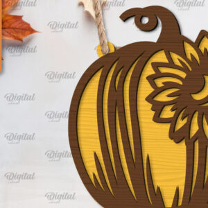 Intra απο ξύλο plywood 3mm-4mm πάχος –  κοπής λέιζερ διακόσμησης κολοκύθας Δίασταση  20x20 cm INTRAFABR-103860526