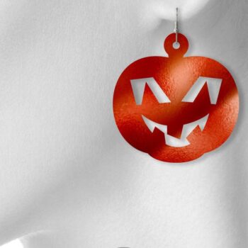 Intra απο ξύλο plywood 3mm-4mm πάχος – Σκουλαρίκια κολοκύθας, Αρχεία κοπής με λέιζερ Δίασταση  5x5 cm INTRAFABR-38201686 - Image 4