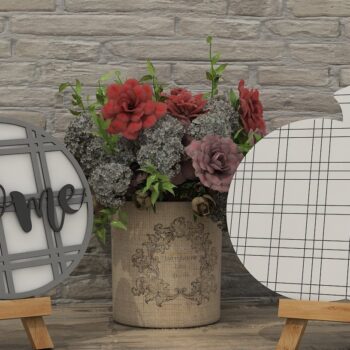 Intra απο ξύλο plywood 3mm-4mm πάχος – Αρχεία κολοκύθας για καβαλέτο Δίασταση  20x20 cm INTRAFABR-39419887 - Image 1